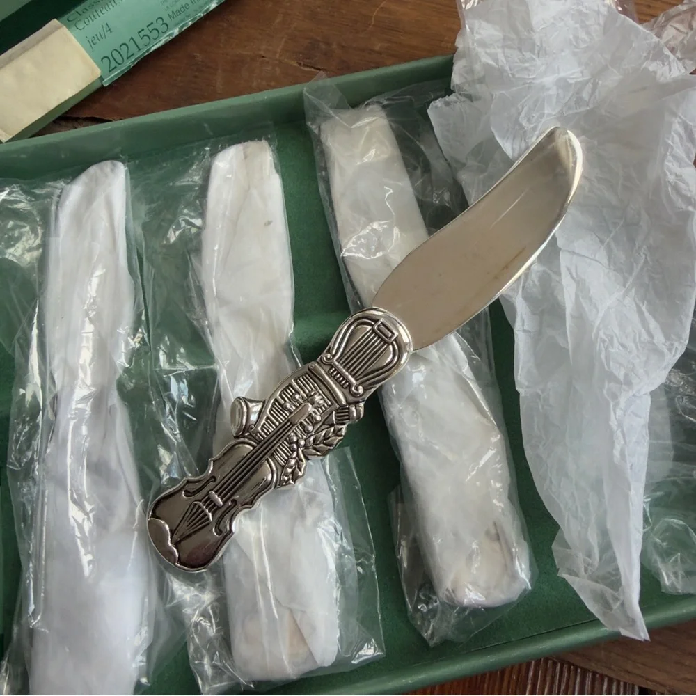 Vintage 80s Godinger Classical Suite silver plated serving sets 9pc